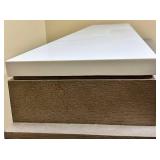 Parker House Console Table PUR#09 - White Top & Wood Base