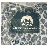 Crestview Collection Leopard Print Upholstered Accent Chair