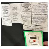 Black Upholstered Dining Chairs with Nailhead Trim - Set of 3