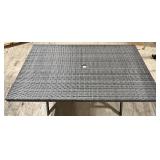 Safavieh Outdoor Wicker Table - 55 in L x 31 in W x 29 in H
