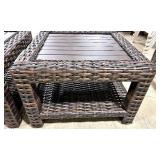 Safavieh Woven Rattan End Tables - Pair (Lot of 2)