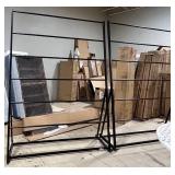 Coaster Fine Furniture Black Metal Frame Rug Racks