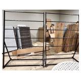 Coaster Fine Furniture Black Metal Frame Rug Racks