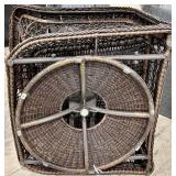 Alfresco Home Wicker Outdoor Armchair - Dark Brown Rattan