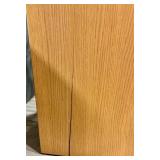 Oak Nightstands Pair - 3-Drawer Bedside Tables