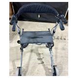 HealthSmart 501-5012-4100 Rollator Walker 300 lb Capacity