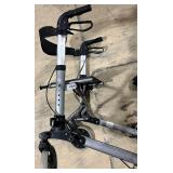 HealthSmart 501-5012-4100 Rollator Walker 300 lb Capacity