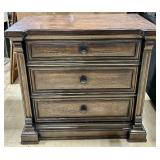 ART Furniture 3-Drawer Chest Dark Wood Finish