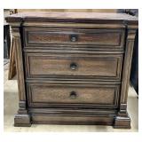 ART Furniture 3-Drawer Chest Dark Wood Finish