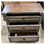 ART Furniture 3-Drawer Chest Dark Wood Finish