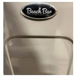 PONTOON Beach Bar Edition Kitchen Island with Sink & Granite Style Top - Stainless Steel