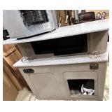 PONTOON Beach Bar Edition Refrigerator with Granite Style Countertop