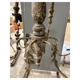 Antique 5-Light Chandelier with Distressed Patina - 31"