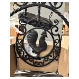 Rooster Medallion Chandelier -42 in W x 30 in H x 28 in D