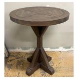 Accent Table with Pedestal Base