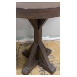 Accent Table with Pedestal Base