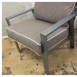 Castelle Chair - Patio Lounge with Gray Cushions