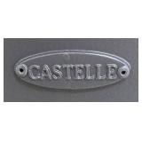 Castelle Chair - Patio Lounge with Gray Cushions