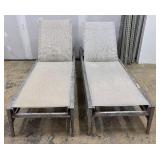 Two Summer Classics Teak Lounge Chairs