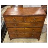 Vintage Dresser with Brass Drawer Pulls