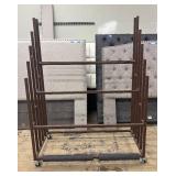 Commercial, Retail Slotted Metal Headboard Rack