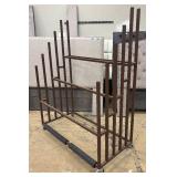 Commercial, Retail Slotted Metal Headboard Rack