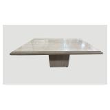 Stone & Marble Pedestal Table 40 in L x 30 in W x 70 in H