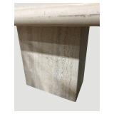 Stone & Marble Pedestal Table 40 in L x 30 in W x 70 in H