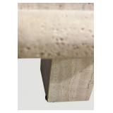 Stone & Marble Pedestal Table 40 in L x 30 in W x 70 in H