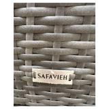 Safavieh Outdoor Woven Sectional Sofa - Gray Cushions