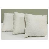White Pillows - 18x18 Inches - Set of 3