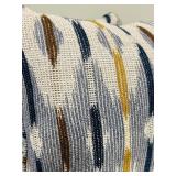 Ikat-Pattern Throw Pillows - 20 x 20 in Pair