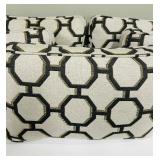 Geometric Trellis Throw Pillows - 5-Pack, 13 in x 20 in