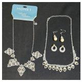 LL-ST - Monet The Bridal Collection Necklace & Earrings Set