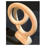LL-ST - Hand-Carved Soapstone Infinity Sculpture