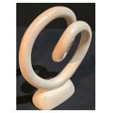 LL-ST - Hand-Carved Soapstone Infinity Sculpture