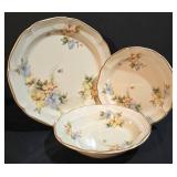 LL-ST - Mikasa Heritage Pansies Dinner Plates (11in) - Salad Plates (8in) - Bowls (8.5in)