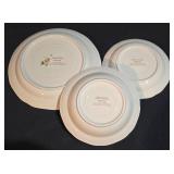 LL-ST - Mikasa Heritage Pansies Dinner Plates (11in) - Salad Plates (8in) - Bowls (8.5in)