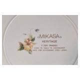 LL-ST - Mikasa Heritage Pansies Dinner Plates (11in) - Salad Plates (8in) - Bowls (8.5in)