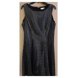 LL-ST - Calvin Klein Dress - Black Cutout Style - Size 14