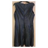 LL-ST - Calvin Klein Dress - Black Cutout Style - Size 14