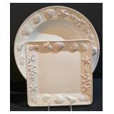 LL-ST -  Classic Solutions Seashell Round Shallow Bowl and Platter