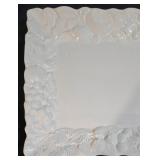LL-ST - White Ceramic Fruit Motif Trays - Made in Italy