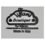 LL-ST - White Ceramic Fruit Motif Trays - Made in Italy