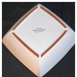 LL-ST - Euro Ceramica Square Serving Tray & 8.25-Inch Square Bowl - Made in Portugal