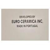 LL-ST - Euro Ceramica Square Serving Tray & 8.25-Inch Square Bowl - Made in Portugal