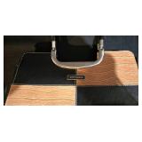 LL-ST - Vittorio Patchwork Faux Leather Handbag - Black & Tan Croc Style Texture