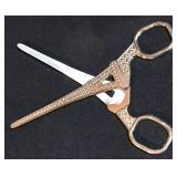 LL-ST - Vanity Accessories Set - Oval Mirrored Tray, Jewel Box, Hair Clip, Eiffel Scissors (Lot of 4)