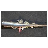 LL-ST - Vanity Accessories Set - Oval Mirrored Tray, Jewel Box, Hair Clip, Eiffel Scissors (Lot of 4)