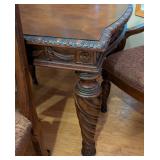 K - Ashley Furniture Dining Table Set, 8 Chairs & 18-in Leaf